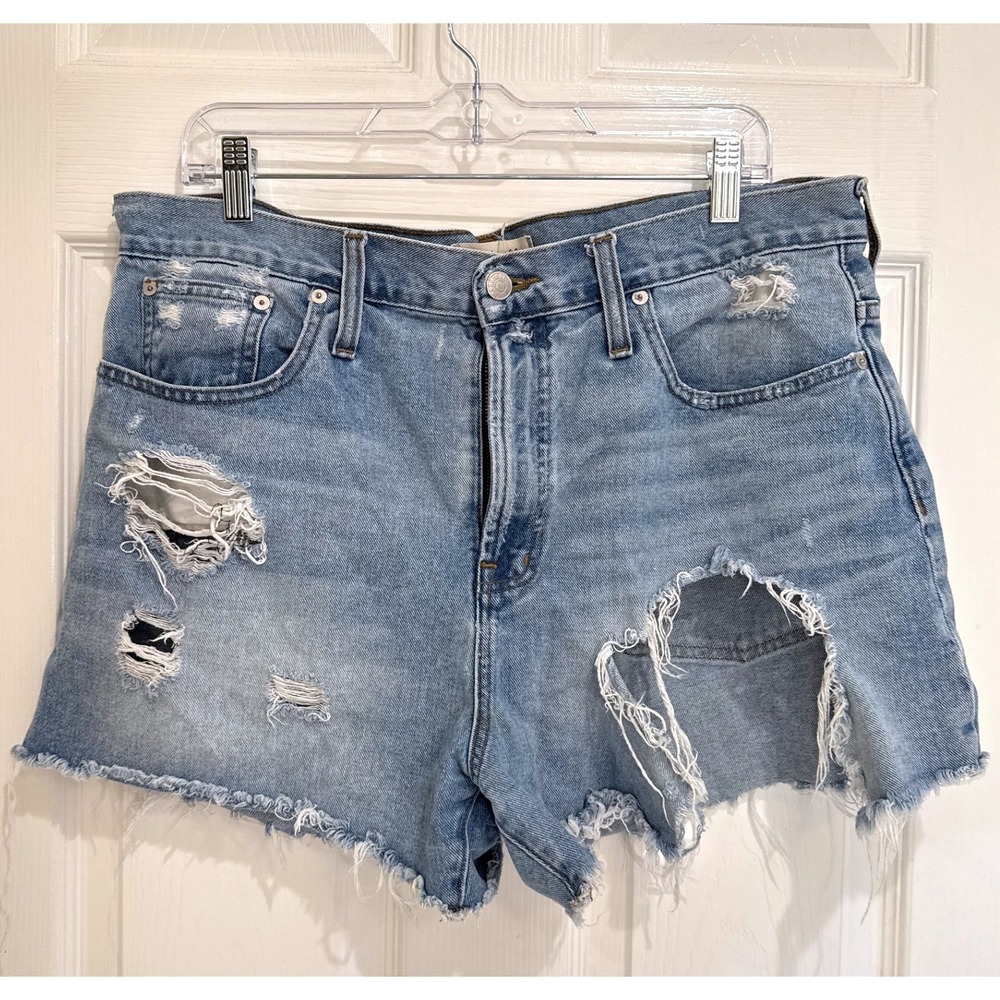 Madewell Denim‎ Jeans Light Wash Distressed High Rise